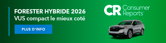 Bouton Consumer Reports Subaru Forester 2026